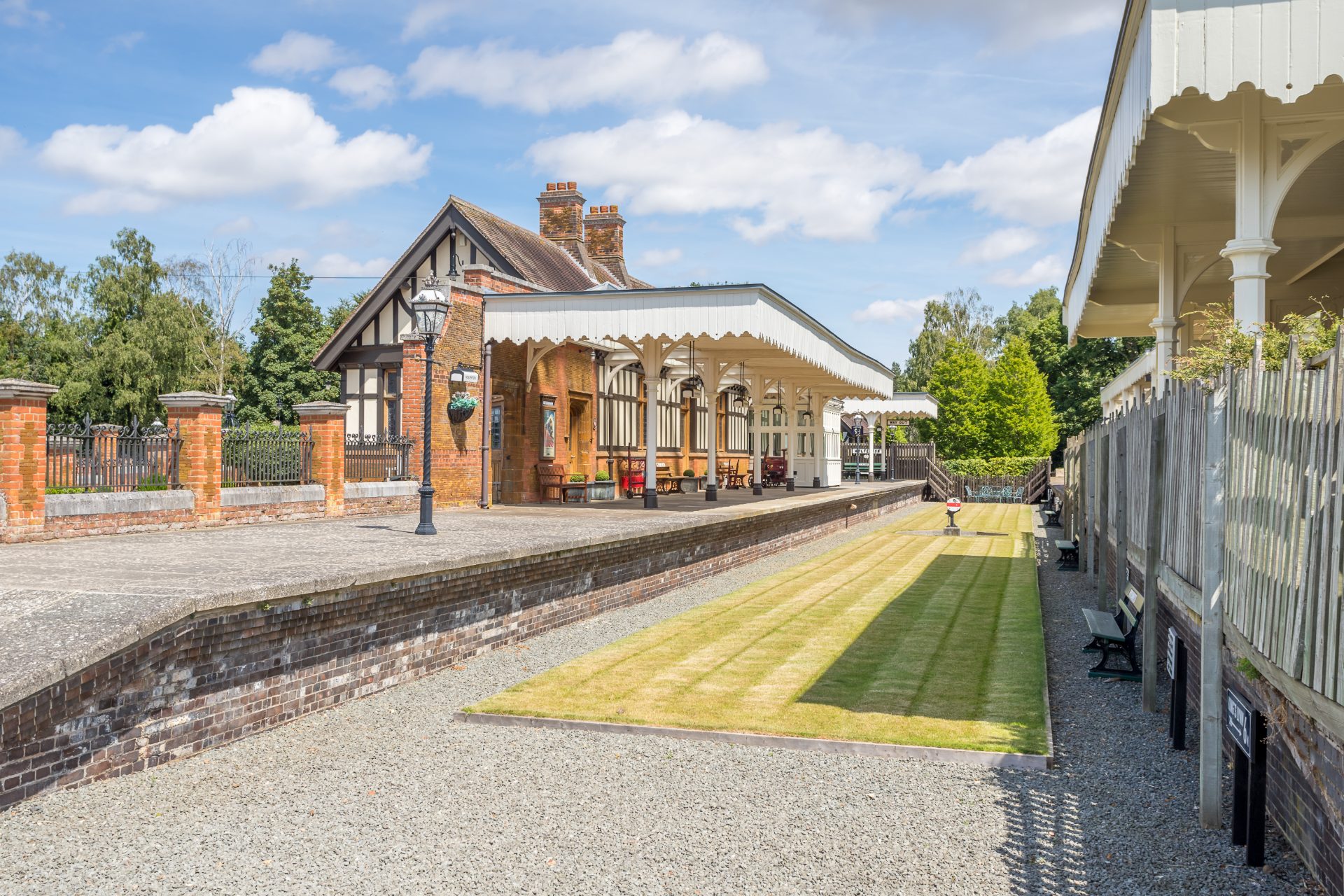 The former Royal station at Wolferton in West Norfolk once used to transport royalty to the Sandringham Estate, seen in July 2022.